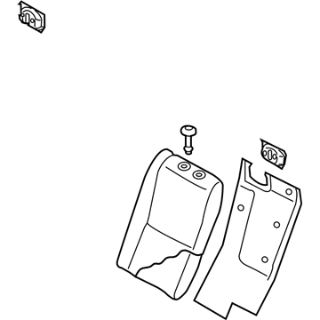 Infiniti 88650-4GB0A Back-Rear Seat LH