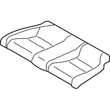 Infiniti 88305-5CA0A Pad Assy-Cushion,Rear Seat