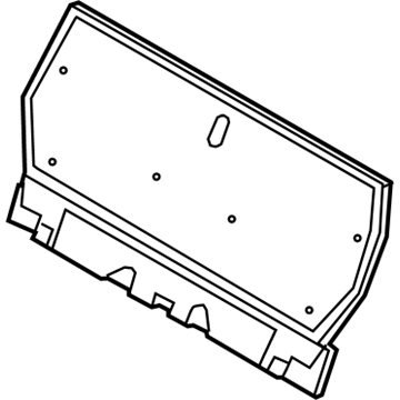 Infiniti 88609-5CA0A Board Assy-Rear Seat Back