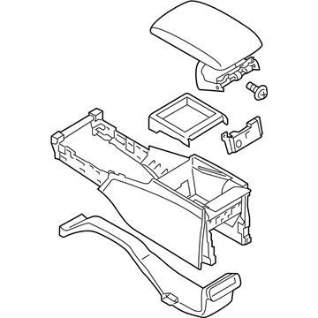 Infiniti Q70L Center Console Base - 96905-1MA3C