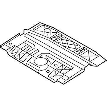 Infiniti G4514-1LAMA Floor - Rear, Rear