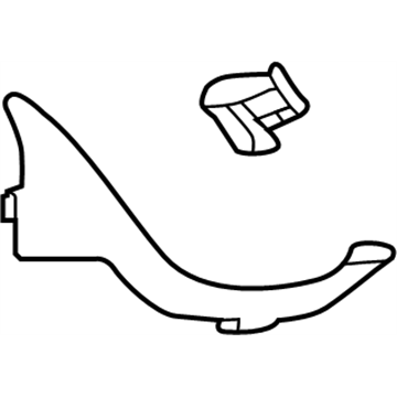 Infiniti 80949-5DA0A Finisher-Front Door Armrest,LH