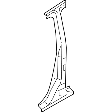 Infiniti 76515-4GA0A Reinforce-Center Pillar,LH