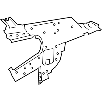 Infiniti 76631-5CA0A Pillar-Rear,Inner LH