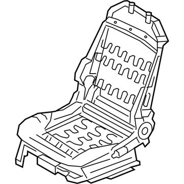 Infiniti 87155-5CC0A Frame & Adjust Assembly-Front Seat, LH