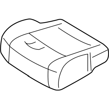 87370-ZM60C Infiniti Front Seat Cushion Trim Assembly Illustration 1 of 1