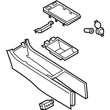 Infiniti 96910-JK05A Console Assembly-Center