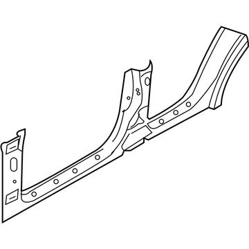 Infiniti G6411-5UBKA Sill Assy-Outer,LH