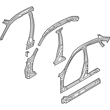 Infiniti G6030-6AEMA Body Assembly-Side RH