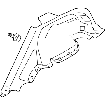 Infiniti 84950-1CK0C Finisher-Luggage Side,Lower RH 84950-1CK0C Infiniti Finisher-Luggage Side,Lower RH Illustration 1 of 1
