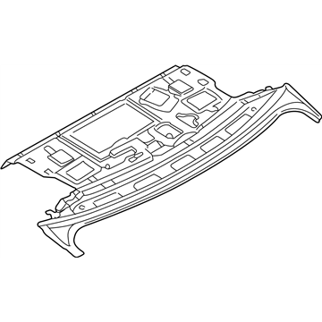 Infiniti 79400-5Y000 Parcel Shelf,W/REAR Waist