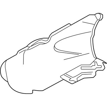 2010 Infiniti FX35 Exhaust Heat Shield - 16590-1CA0B