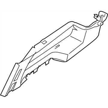 Infiniti 84941-ZQ10A Finisher-Luggage Side,Upper LH