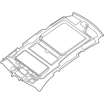 Infiniti 73910-3JU2A Headlining Assy