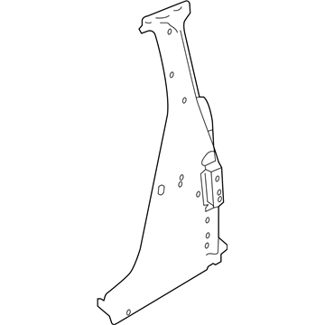 Infiniti 76515-5CA0A Reinforce-Lock Pillar,LH