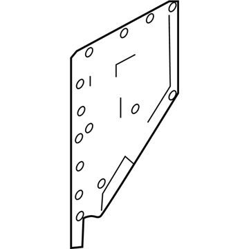 Infiniti 76666-5CA2A Reinforce-Rear Pillar,Inner RH