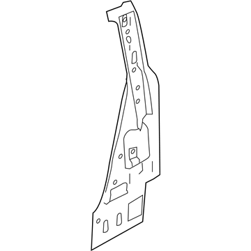 Infiniti 76531-5CA0A Pillar-Center,Inner LH