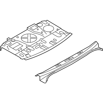 Infiniti 79400-EG015 Parcel Shelf,W/REAR Waist