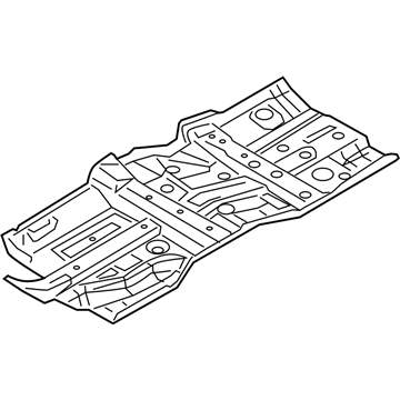 Infiniti Q70 Floor Pan - G4321-1MAMA