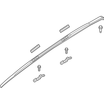 Infiniti 73853-3JA5A Molding Assembly-Roof Side,LH