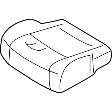 87370-ZM60B Infiniti Front Seat Cushion Trim Assembly Illustration 1 of 1