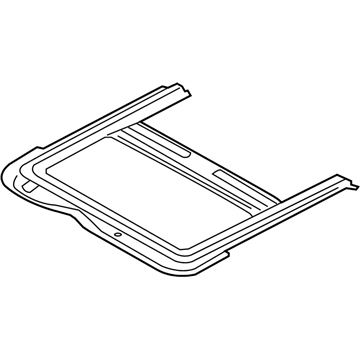 Infiniti 91306-AC62A Rail Complete-SUNROOF