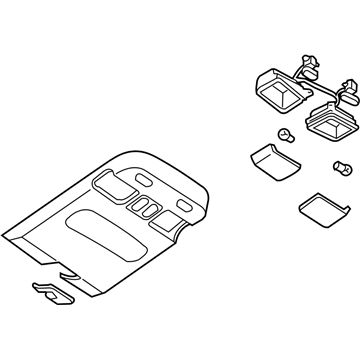 Infiniti 96980-3W722 Console Assembly-Roof