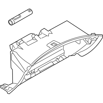 Infiniti 68102-1CA0C Panel-Instrument Lower,Assist