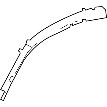 Infiniti 76314-5CA0A Reinforce-Roof Side Rail,Outer RH