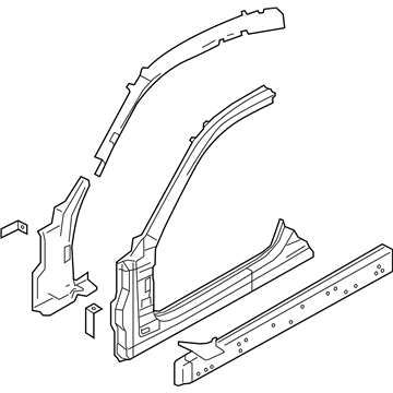 Infiniti G6031-5CAMA Body Assy-Side,LH