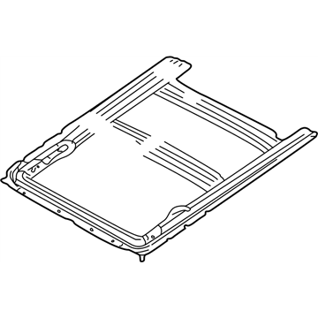 Infiniti 91350-CR015 Rail Assy-Sunroof