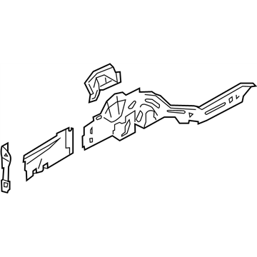 Infiniti 75130-AC000 Plate-Closing,Front Side Member RH