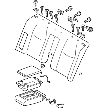 Infiniti 88600-1MA3C Back Re Seat C