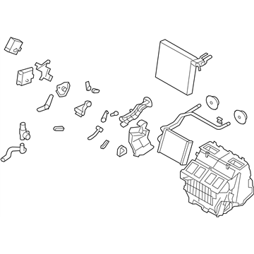Infiniti 27110-1BA0A Heating Unit Assy-Front