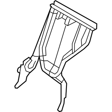 Infiniti 88651-1CB1A Frame Assembly-Rear Seat Back,LH