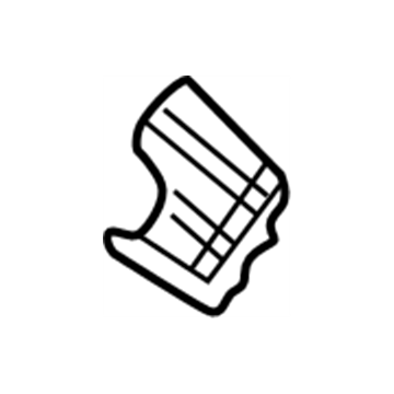 16590-7B522 Infiniti Exhaust Manifold Cover Illustration 1 of 1