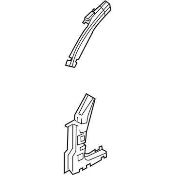 Infiniti 76214-AM600 Reinforce - Front Pillar, Outer RH