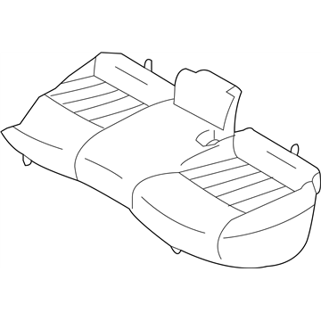 Infiniti H8320-1A54A Trim Assy-Cushion,Rear Seat