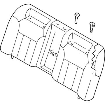 Infiniti 88600-CW50C Back Assy-Rear Seat