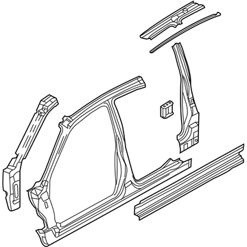 Infiniti 76020-CR030 Body Assy-Side,RH