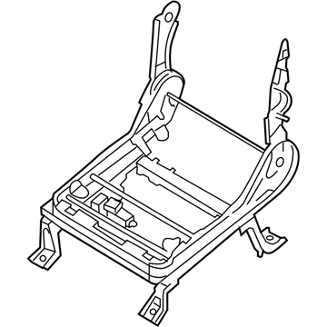 Infiniti 87400-ZQ10A ADJUSTER Assembly Front Seat, RH