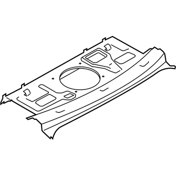 Infiniti 79420-JK000 Parcel Shelf,W/REAR Waist