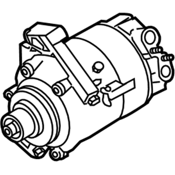 Infiniti 92610-AM715 COMPRESSR Wo Cl