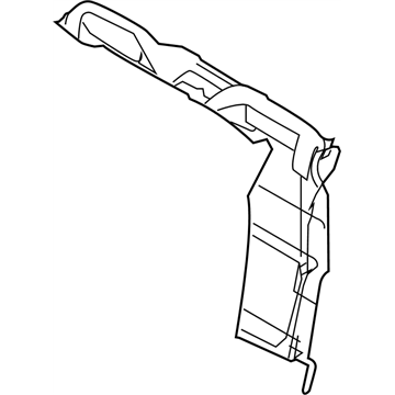 Infiniti 88605-JJ60A Pad & Frame Assy-Back,Rear Seat