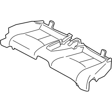 Infiniti 88320-JJ60B Trim Cushion Rear