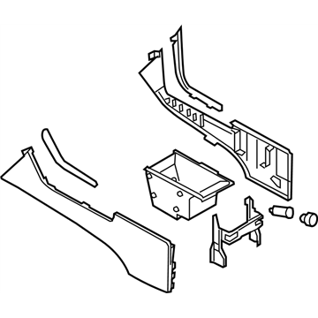 Infiniti M45 Center Console Base - 96911-EH100