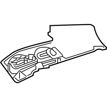 Infiniti 68104-5DF0A Panel-Instrument Under Cover