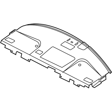 Infiniti 79910-5Y760 Finisher-Rear Parcel Shelf