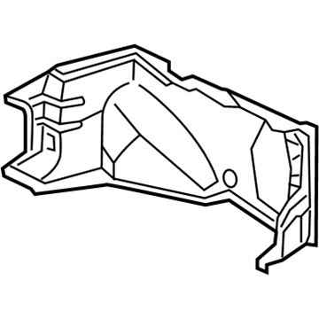 Infiniti 84950-2Y110 FINISHERRRWHEELHOUSE,RRRH