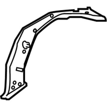 Infiniti 75515-1MA0A Member-Rear Side Rear,LH